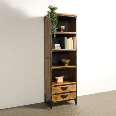 Tower Living Boekenkast Basto 190 cm Bruin