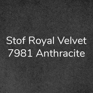 Stof Royal Velvet 7981 Anthracite