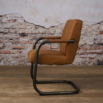 Tower Living Eetkamerstoel 'Buffalo' Leder Rust