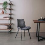 Tower Living Eetkamerstoel Eljas - Microvezel Savannah Antraciet Sfeerfoto (2)