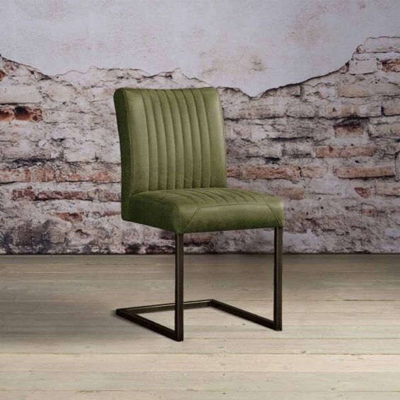 Tower Living Eetkamerstoel Ferro - Microvezel Savannah Green Sfeerfoto