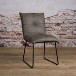 Tower Living Eetkamerstoel Seda - Stof Cherokee 1 Grey Sfeerfoto