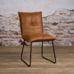 Tower Living Eetkamerstoel Seda - Stof Cherokee 8 Cognac Sfeerfoto