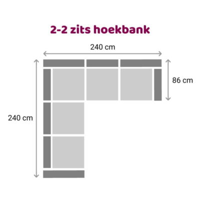 Zittz Angela Hoekbank 2-2 zits