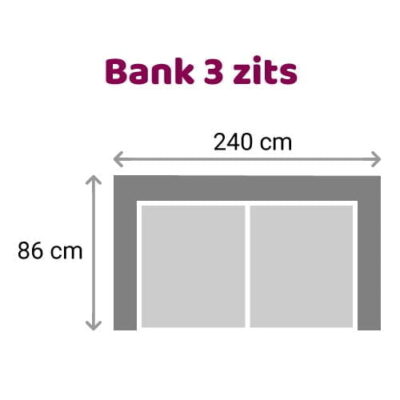 3 zitbank Leola