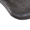 Eetkamerstoel Patron - Eco-leer Jacht Graphite 66 - Bekleding Details
