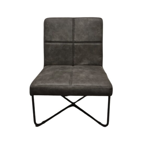 Fauteuil Trend Preston Antraciet Vooraanzicht