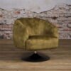 Fauteuil Barga - Stof Velvet Bliss 19 Green