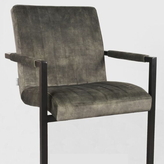 LABEL51 - Eetkamerstoel_Milo_Hunter_Velours_55x55x85_Cm_Detail