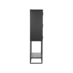 Vitrinekast_Level_Zwart_Metaal_70x35x150_cm_Zijkant.jpg