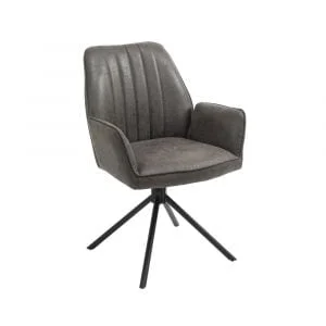Eco-leer Jacht Graphite
