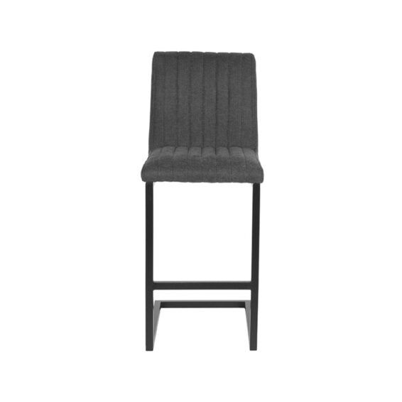 Barkruk Milo Antraciet Weave 41x53x100 cm Voorkant