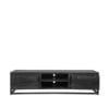 LABEL51 Tv Meubel Chili Zwart Mangohout 160x45x40 cm Voorkant 2
