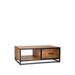 LABEL51 Salontafel Tampa Rough Mangohout 110x70x40 cm Perspectief