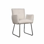 Tower Living Eetkamerstoel Dantee -Stof Teddy MJ8-1 White