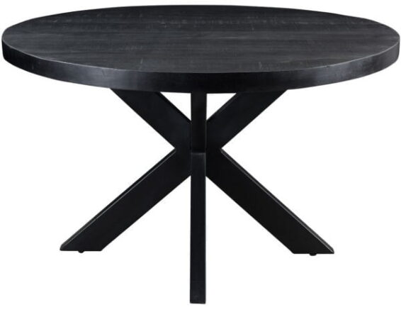 Eettafel Mango Rond Zwart