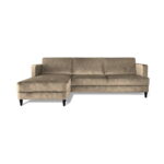 Loungebank Malmo Royal Velvet Taupe 1