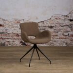 Eetkamerstoel Campo Stof Teddy MJ8 7 Dark Brown 4