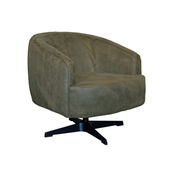 Fauteuil San Marcello Eco leer Bull 59 Moss