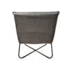 Fauteuil Lee Stof Bluvel 14 Grijs Achteraanzicht
