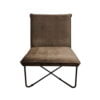Fauteuil Lee Stof Bluvel 38 Taupe Vooraanzicht