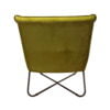 Fauteuil Lee Stof Bluvel 75 Groen Achteraanzicht