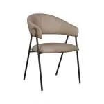 LABEL51 EETKAMERSTOEL LOWEN BRUIN BOUCLE