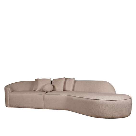 LABEL51 Bank Flori 4 Zits Hoek Rechts Clay Chique Boucle Perspectief