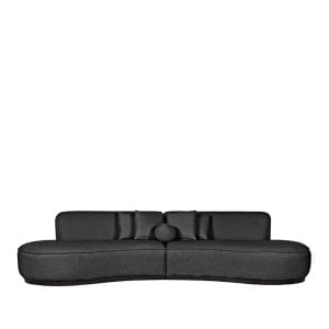 Stof Genova Diella Anthracite 1050