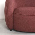 LABEL51 Fauteuil Livo Rechts Wine Red Detail