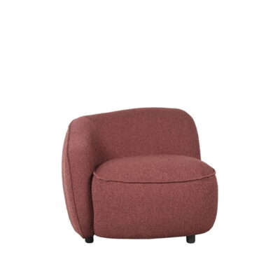 LABEL51 fauteuil livo links wine red vooraanzicht