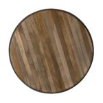 Tower Living Salontafelset Turi 54x45 40 35 Gerecycled Teak wit grijs