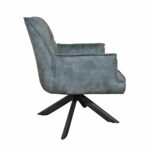 Fauteuil Tino Stof Adore Niagara 158 Zijaanzicht