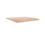 LABEL51 Restaurant Bartafel Blad Vierkant Sloppy Edge 70x70 cm Naturel Perspectief