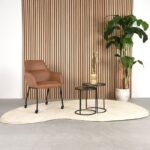 LABEL51 - Eetkamerstoel_Lenny_56x64x84_Cm_Cognac_Micro_Suede_Setting