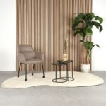 LABEL51 - Eetkamerstoel_Lenny_56x64x84_Cm_Taupe_Micro_Suede_Setting