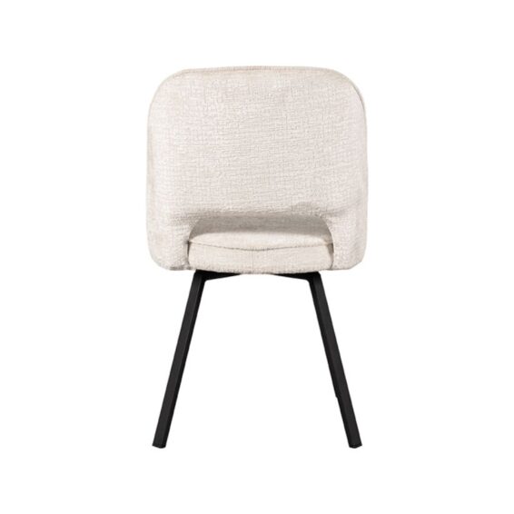 LABEL51 - Eetkamerstoel_Lewis_52x58x84_Cm_Creme_Elegance_Achterkant