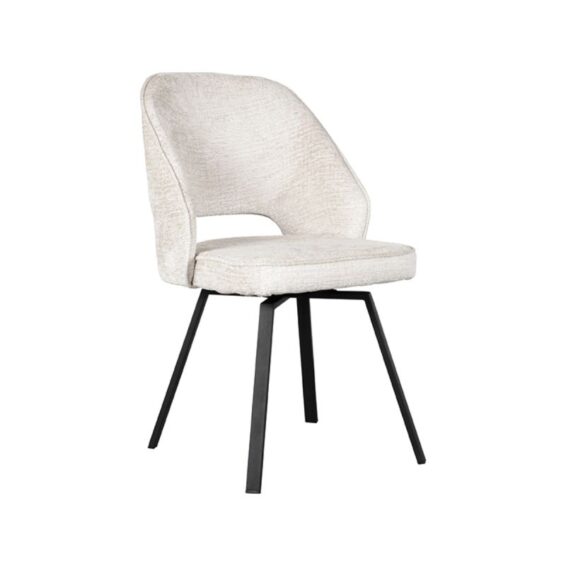 LABEL51 - Eetkamerstoel_Lewis_52x58x84_Cm_Creme_Elegance_Perspectief