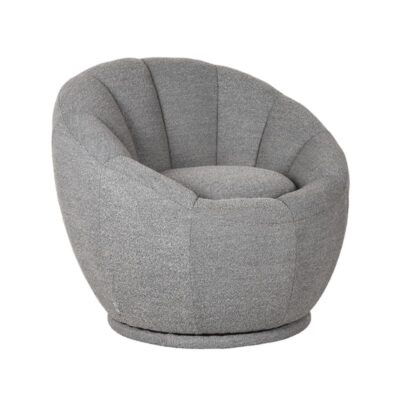 LABEL51 - Fauteuil_Crown_Grijs_Boucle_83x77x72_cm_Perspectief_1