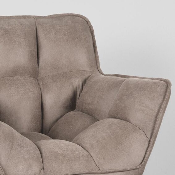 LABEL51 - Fauteuil_ian_taupe_micro_suede_76x72x87_cm_detail_1