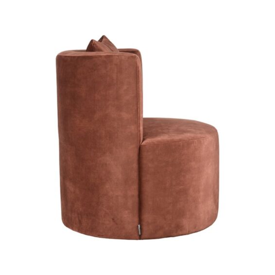 LABEL51 - Fauteuil_Evy_65cm_Rust_Velours_Zijkant