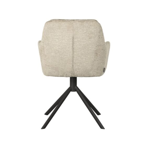 LABEL51 - Eetkamerstoel_Joy_58x63x83_Cm_Beige_Elegance_Achterkant