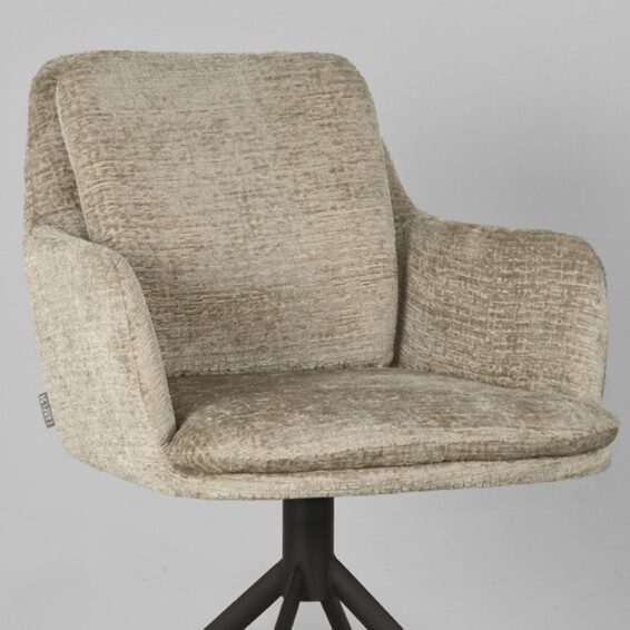 LABEL51 - Eetkamerstoel_Joy_58x63x83_Cm_Beige_Elegance_Detail
