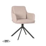 LABEL51 - Eetkamerstoel_Joy_58x63x83_Cm_Naturel_Boucle_Perspectief360