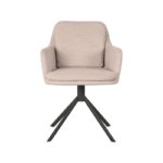 LABEL51 - Eetkamerstoel_Joy_58x63x83_Cm_Naturel_Boucle_Voorkant