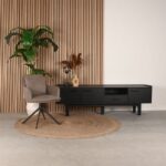 LABEL51 - Eetkamerstoel_Joy_58x63x83_Cm_Taupe_Micro_Suede_Setting