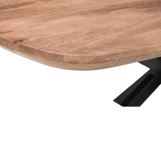Eettafel Mango Deens Ovaal Blad Details