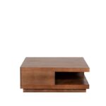 LABEL51 - Salontafel Square 80x80x30 Cm Nature Smooth Mangohout