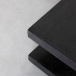 LABEL51 - Salontafel Square 80x80x30 Cm Zwart Mangohout Details (2)