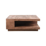 LABEL51 - Salontafel_Square_80x80x30_Cm_Espresso_Mangohout_Voorkant